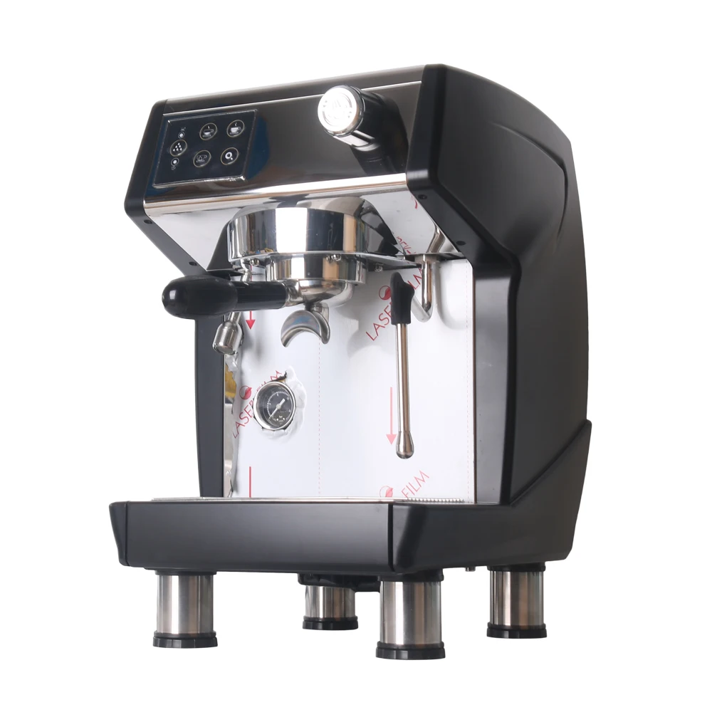 

ITOP Commercial Semi-automatic Coffee Maker Italian Espresso Coffee Machine Black And Red Color Cafe Machine 220V