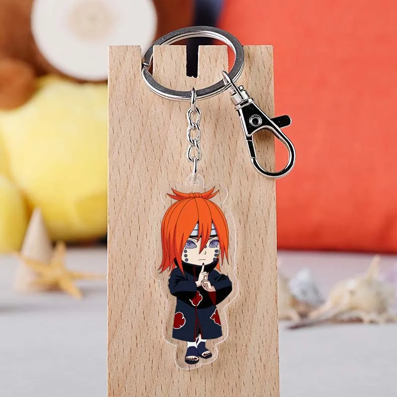 2019 брелок с символикой Наруто Sasuke/itachi/Kakashi двусторонний акриловый для ключей