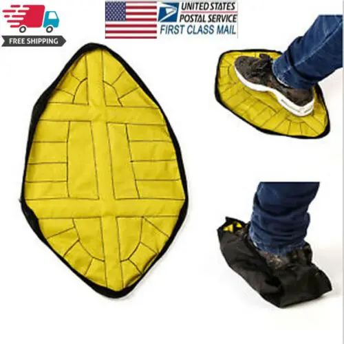

2pcs Shoe Cover Handsfree Automatic Step Sock Shoes Cover Reusable One Step Shoe Covers