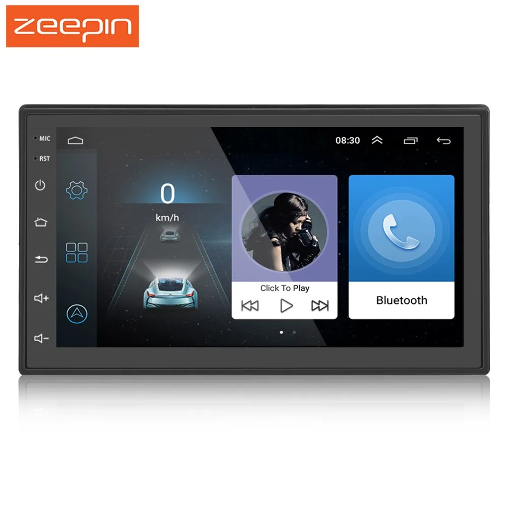 Zeepin 2 DIN 7 0 дюймов Android Сенсорный автомобильный мультимедийный плеер 2din Bluetooth WiFi GPS