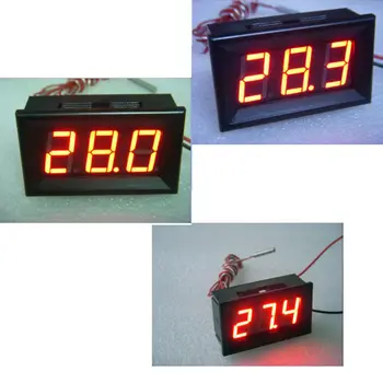 

0.56" PT100 Digital LED Thermometer -200~450C Temp Temperature Sensor RED