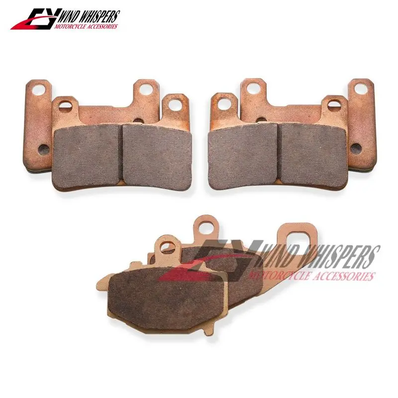 Metal sintering Front Rear Brake Pads For Kawasaki Z1000 2010 2017