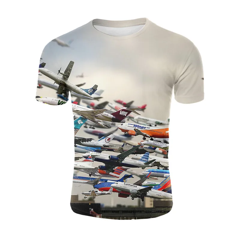 YELITE a row of planes футболка для взлета уличная одежда 3d Мужская с рисунком желтый