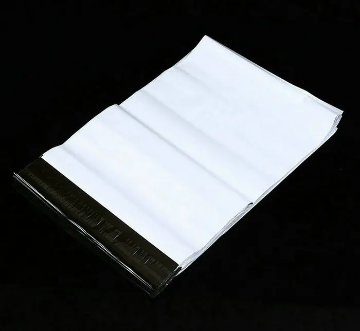 

100pcs White Poly Mailing Mailer Bag Pocket Express Packing Courier Bag Plastic Courier Mailers Shipping Package Bag