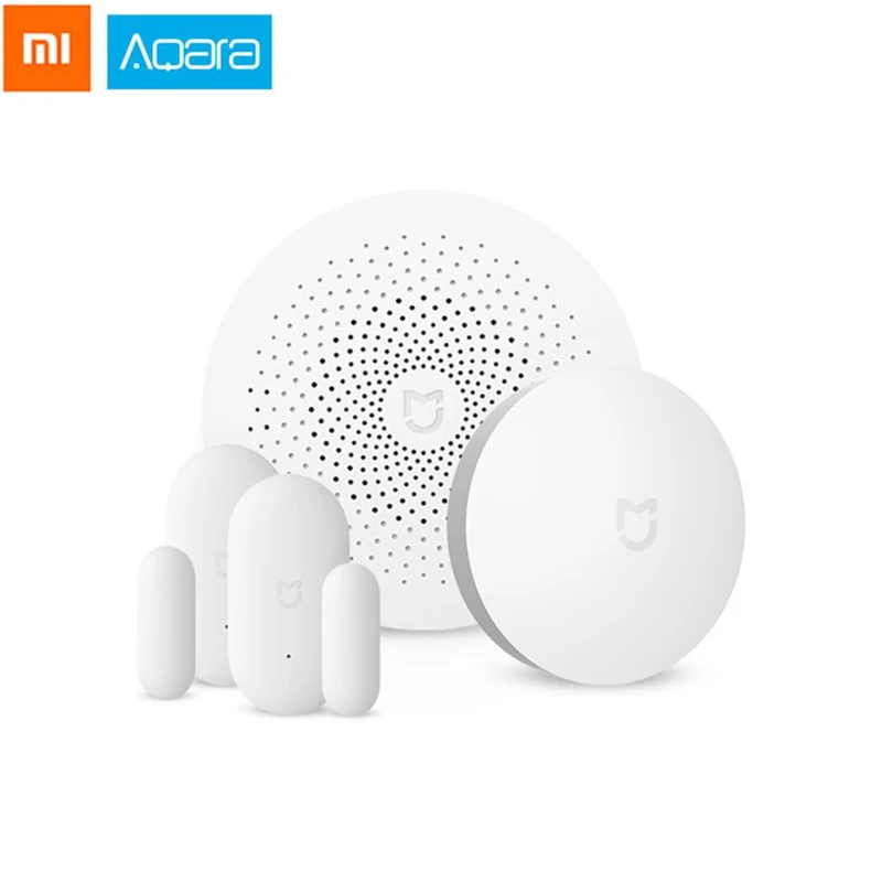 

Aqara 3 in 1 mijia Smart Home Aqara Security Set Multifunctional Gateway Remote Control Window Door Sensor Set Switch