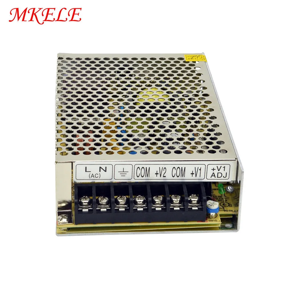 

Dual Output Switching Power Supply NED-75A 5V 7A 12V 3A 75W From Makerele
