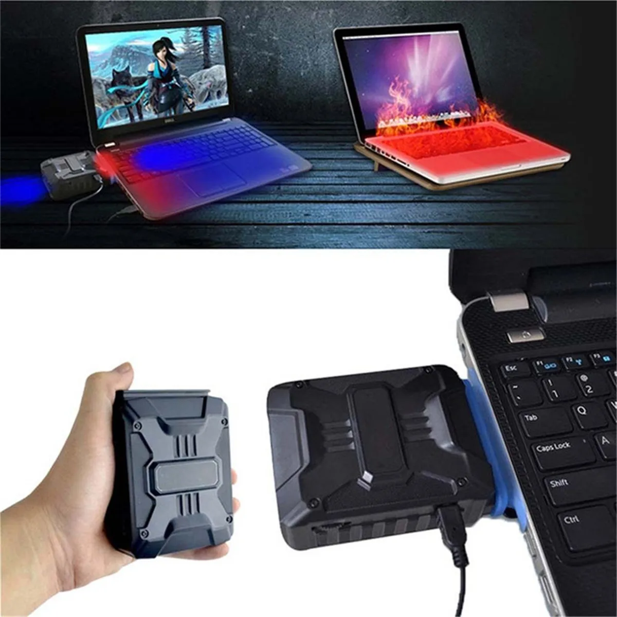 

Newest Portable Mini Cooling Fan CPU Cooling Fan Vacuum USB Laptop Cooler Fan Air Extracting Cooler for Notebook Computer