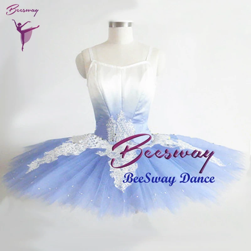 

light blue Bluebird Professional Ballet tutu dress Blue Pancake Ballet Tutus Skirt Ballerina Stage Costume Ballet Tutus
