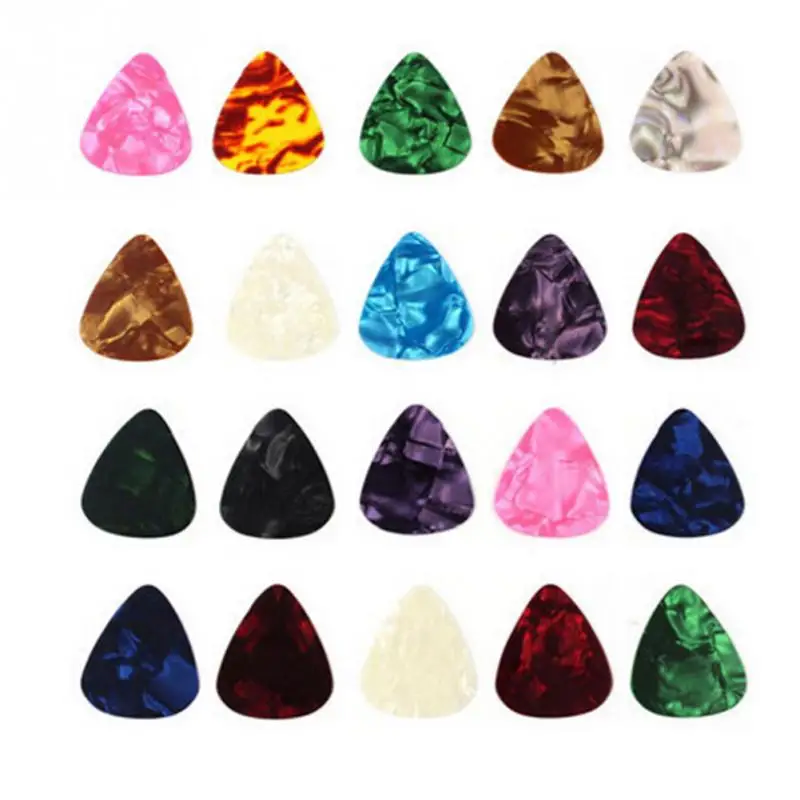 

10pcs/Set Guitar Picks Multi Smooth ABS Custom Acoustic Electric Guitarra Plectrum Accessories Musical Instrument