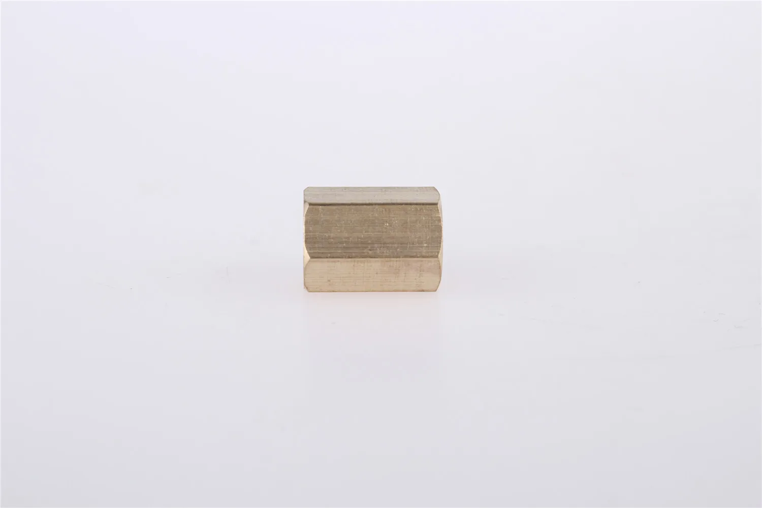 Accesorio de tubo de manguera de cobre de latón tuerca hexagonal acoplamiento acoplador recto rápido Connetor rosca hembra 1/8 \