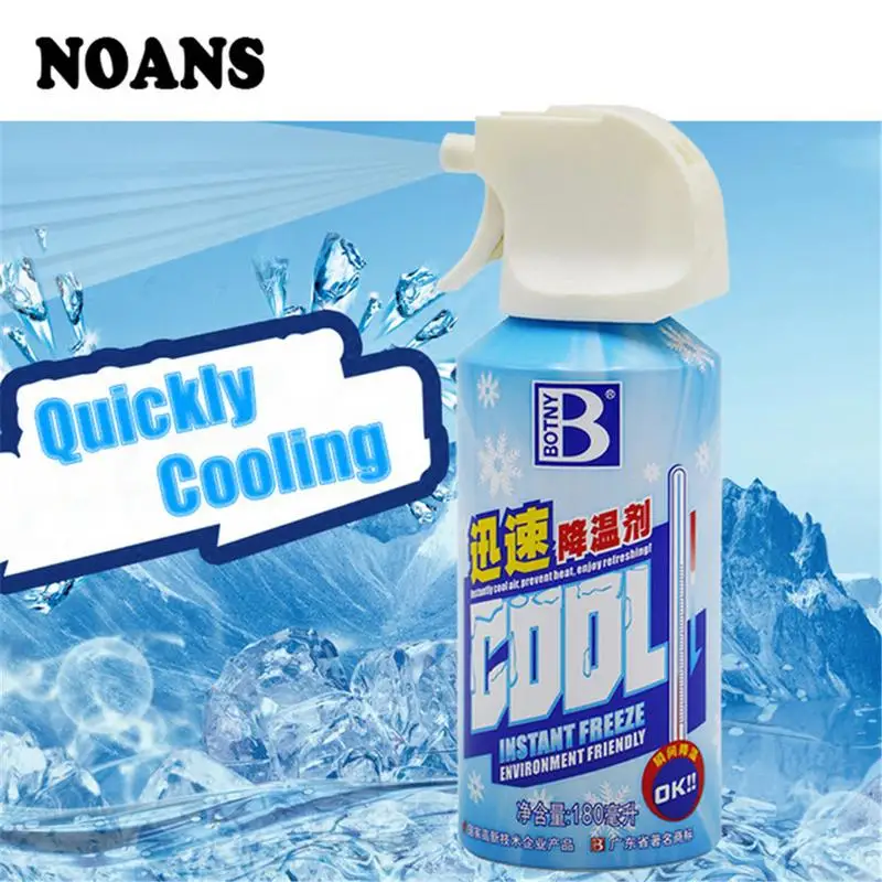 

Car Accessories Car Rapid Cooling Agent Refrigerant Summer Quickly Cooling Agent Vehicle Ice Spray Single Bottle