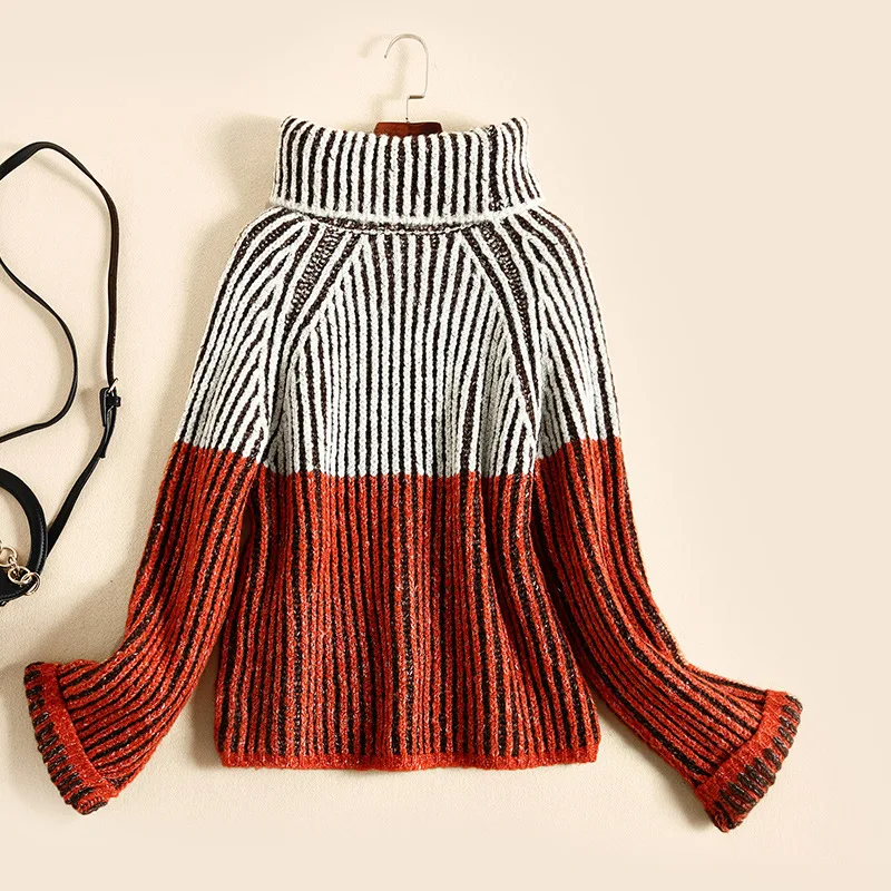 Ocio Lana De Otoño Señoras Coreano Gruesa Nuevo Ropa Suelta Mujer Color Picture Engrosamiento Patrón Suéteres XBqxgTnw