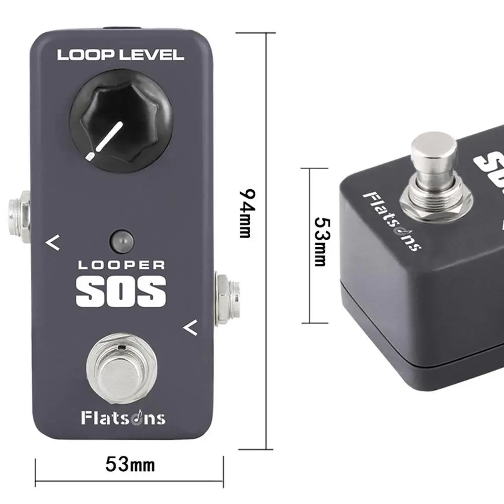 KOKKO электрическая гитара Looper Effects Pedal Loop мини одна педаль гитары ra Effect True Bypass