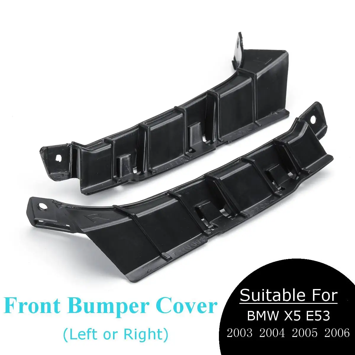 

Car Front Left / Right Bumper Cover Bar Support Bracket Holder Guide for BMW X5 E53 2003 2004 2005 2006 51117116667 51117116668