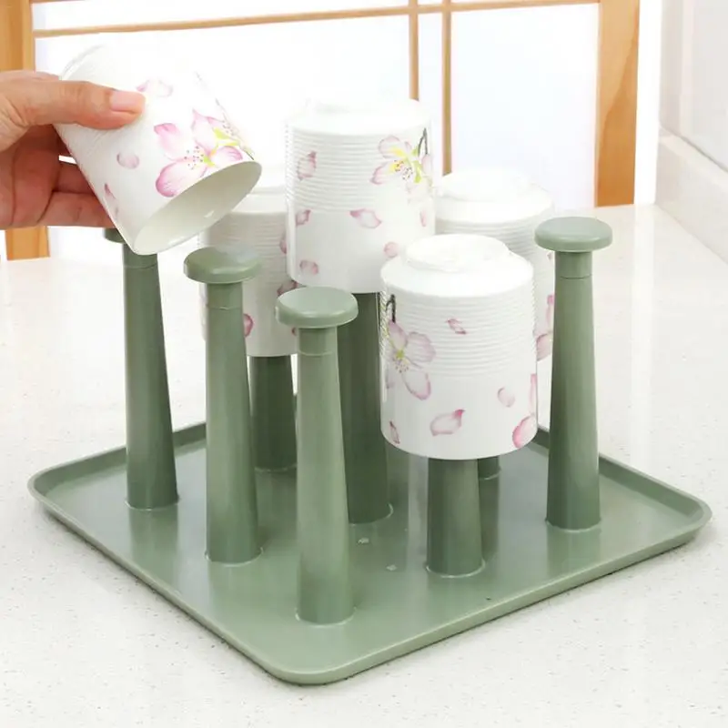 

Creative Models Kitchen Tools Wine Glass Holder Plastic Drain Cup Holder Home Storage Cups Upside Down Beer Cup Holder Supplies