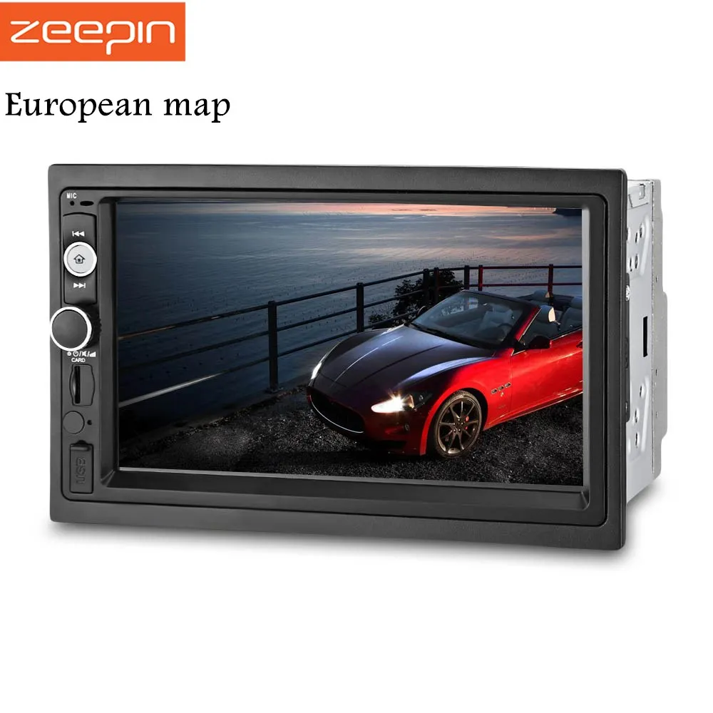 

Zeepin 7078C 7Inch 1024 X 600P Car Multimedia Player GPS Navigation Android 7.1 Bluetooth 4.0 Quad-Core Support WIfi Mirror Link