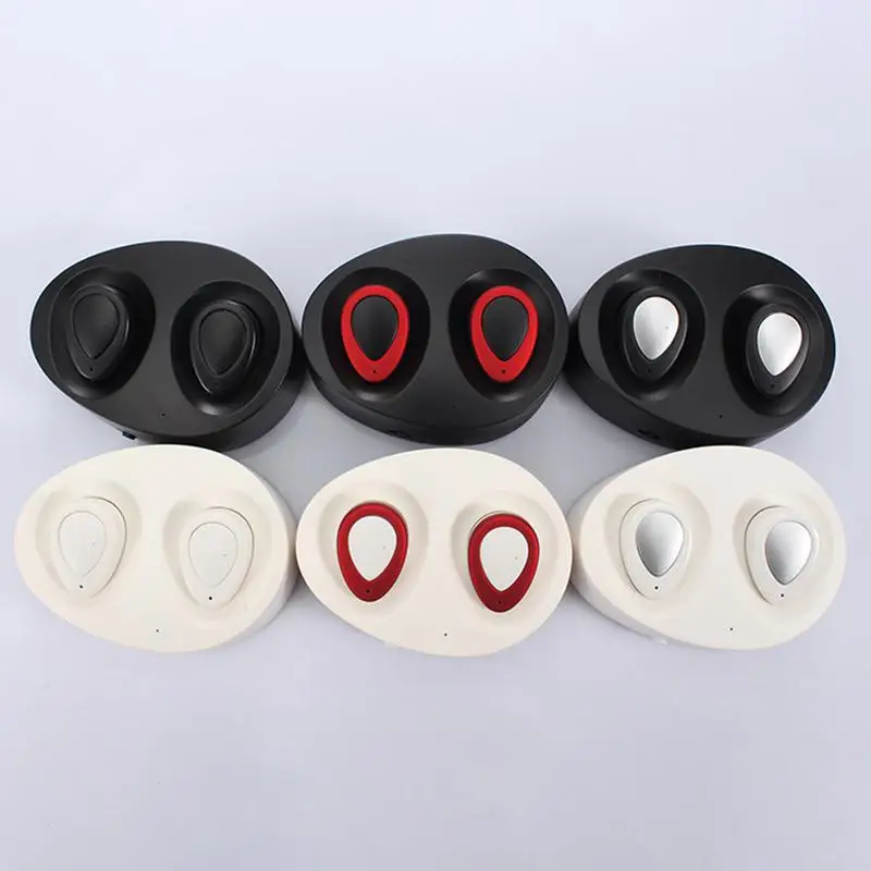 

Wireless Bluetooth Earbuds TWS Stereo Noise Reduction High Sound Quality With Charging Box Small Portable Non-slip Mini Fitness