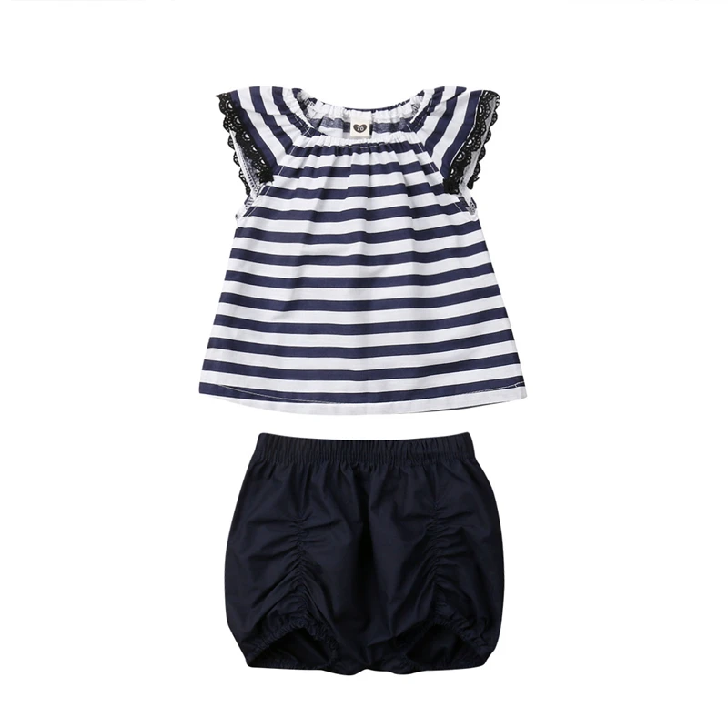 

baby girl summer striped clothes set toddler baby girl sleeveless clothes baby girl cotton clothes baby
