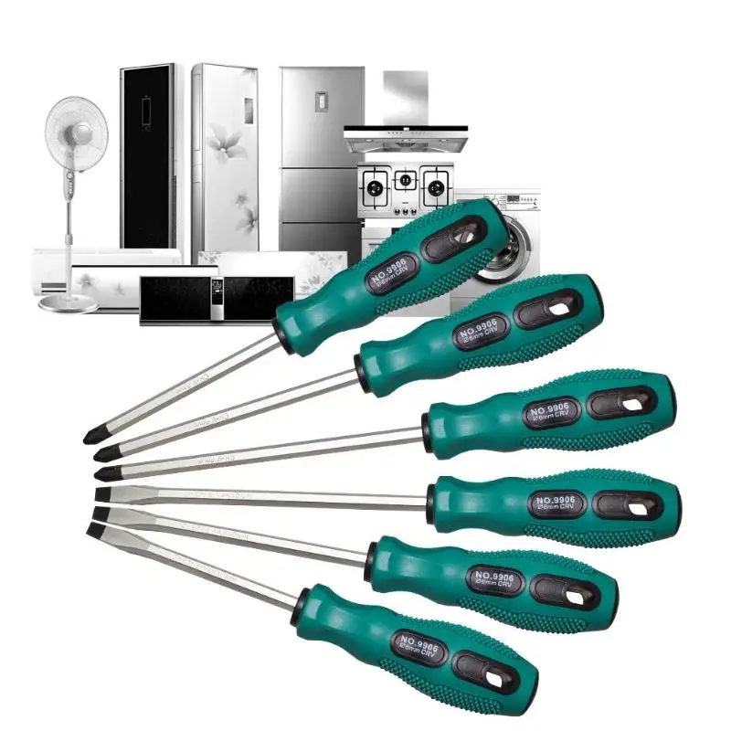 

Multi-function Slotted Cross Head Screwdriver Set Hand Security Insulated Electrician Screw Driver Tool Set of Screwdrivers