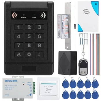 

Door Access Control System RFID Card Password Unlocking Home Security