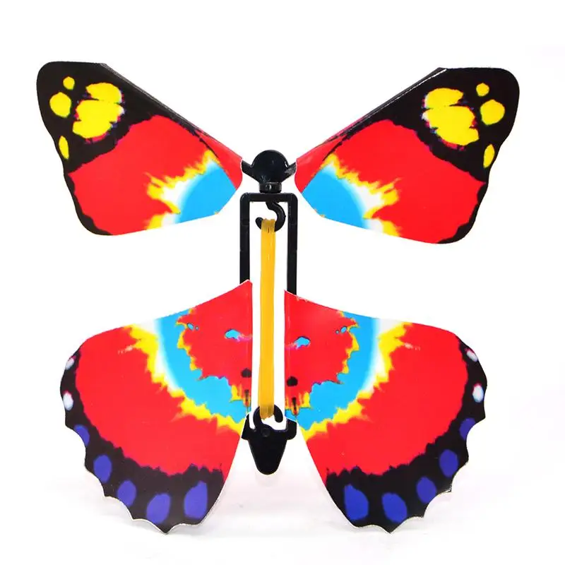 5 шт. волшебные бабочки Волшебная пластиковая ветряная Фея Бабочка сюрприз открытка с бабочкой Волшебный подарок забавная игрушка для малышей