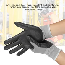 Нитриловые резиновые нейлоновые перчатки, нескользящие перчатки для защиты труда, дышащие рабочие перчатки высокого качества