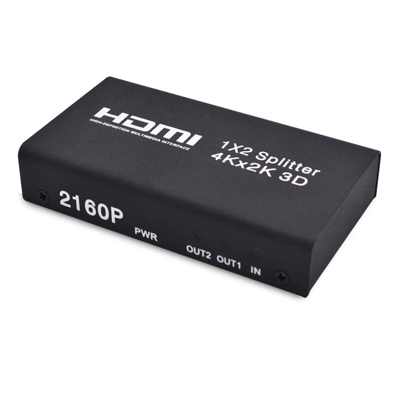 Лучшие предложения Новый HDMI 1x2 сплиттер поддержка 4K x 2 K 3D один-в и два-out