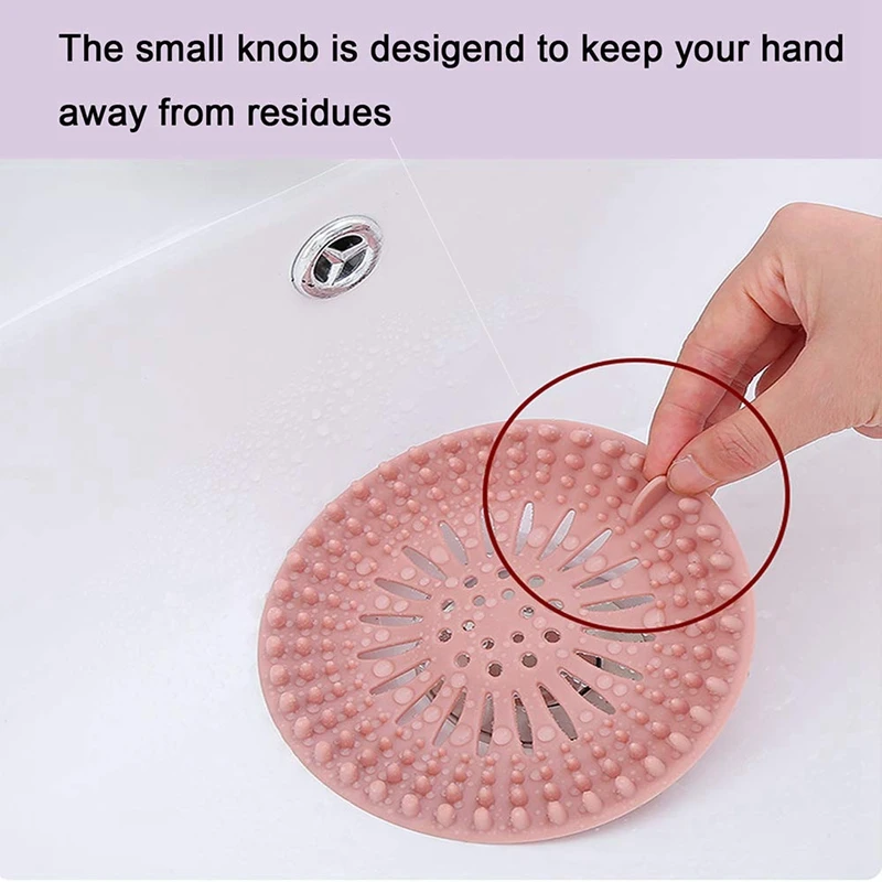 Hair Catcher Shower Drain Cover, 4 Pack Hair Stopper Drain Protector Universal Rubber Sink Strainer For Bathtub Kitchen And Ba Hair Catcher Shower Drain Cover, 4 Pack Hair Stopper Drain Protector Universal Rubber Sink Strainer For Bathtub Kitchen And Ba
