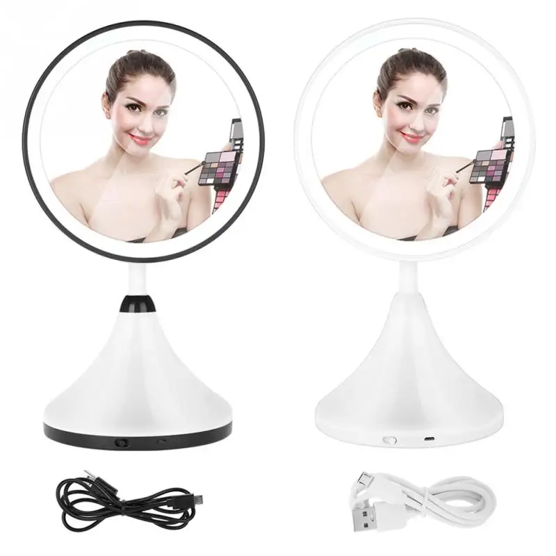 

New Table Magnifier LED Lighted Magnifying Glass Magnifier Desk Table Reading Light with USB Cable Makeup Mirror