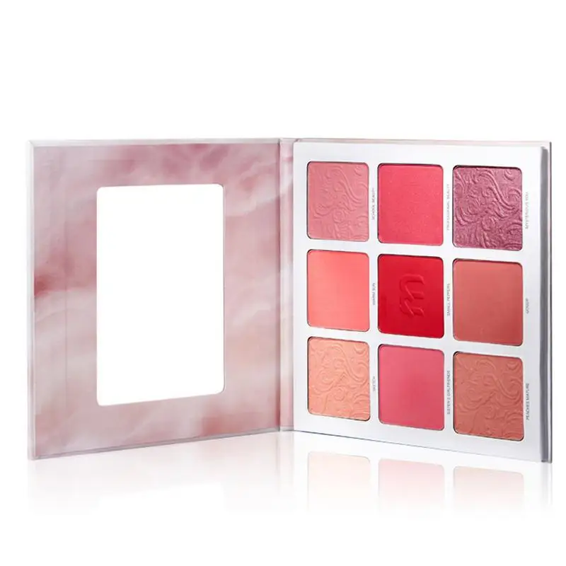 

Blush Palette 9 Colors Marble Long-lasting Natural Moisturizing Water-resistant Sweat-resistant Blush Makeup Set