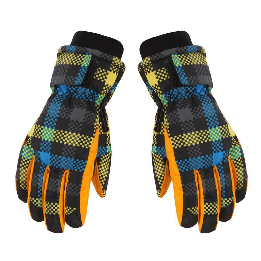 Children Kid/'s Winter Ski Gloves Boys Girls Waterproof Thicken Warm Sport Gloves
