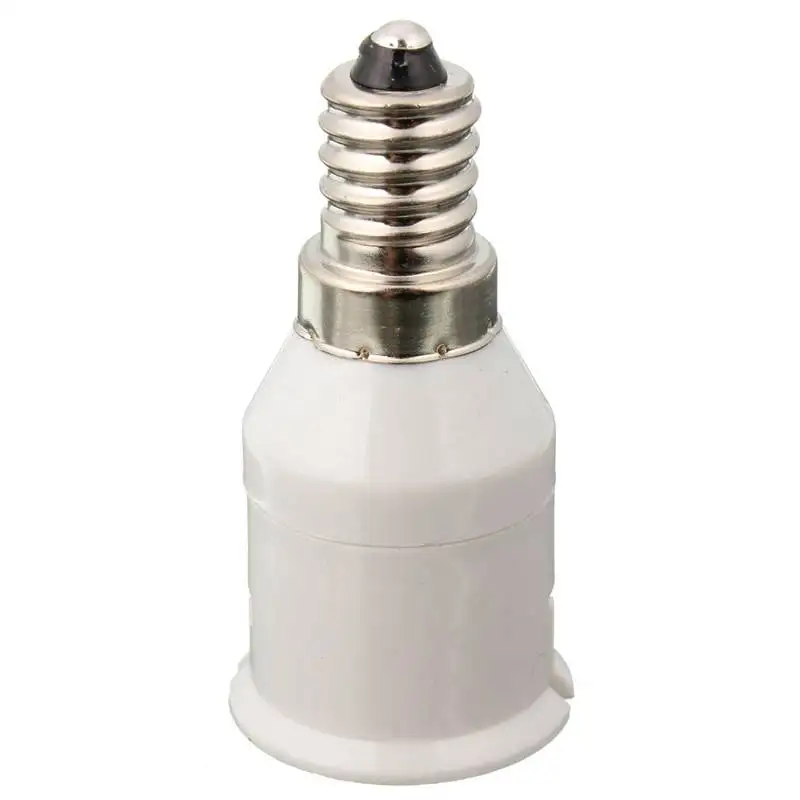 

1Pcs 220-230V E14 To B22 Lamp Base Socket Conversion Lamp Holder Convertor Adapter LED Light Bulb Lamp Bases White