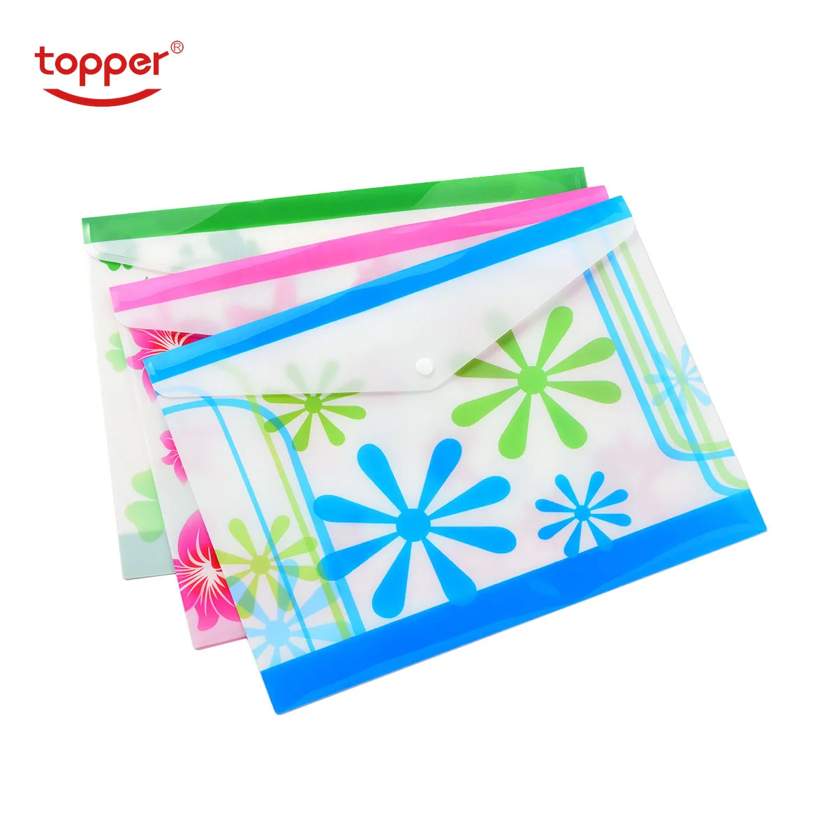 

12pcs/set freeshiping FC/A4 size cream printed Plastic document bag Folders Filing Paper Storage Office School Supplies filebag