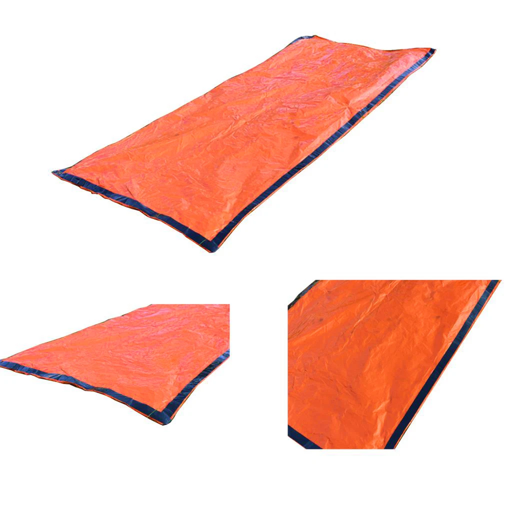 

High-visibility Orange Foldable Portable Outdoor Camping Exploration Emergency Warm Blanket Rescure Disaster Reused Tent