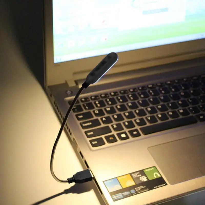 4 Светодиодный светильник для чтения USB светодиодный светильник для книг Портативный Гибкий 4 светодиодный USB светильник для ноутбука ноутбук компьютер аварийный светодиодный s светильник ing