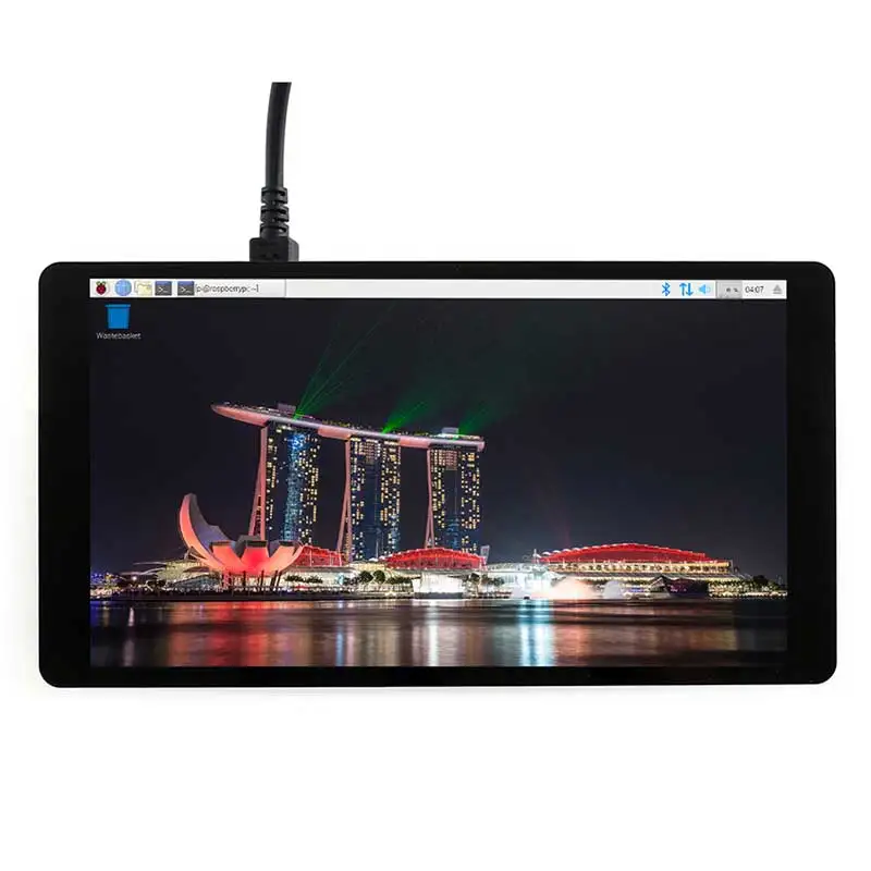 Raspberry Pi LCD AMOLED 5 дюймов 1080P дюймовый емкостный сенсорный экран HDMI для 3B + 2B