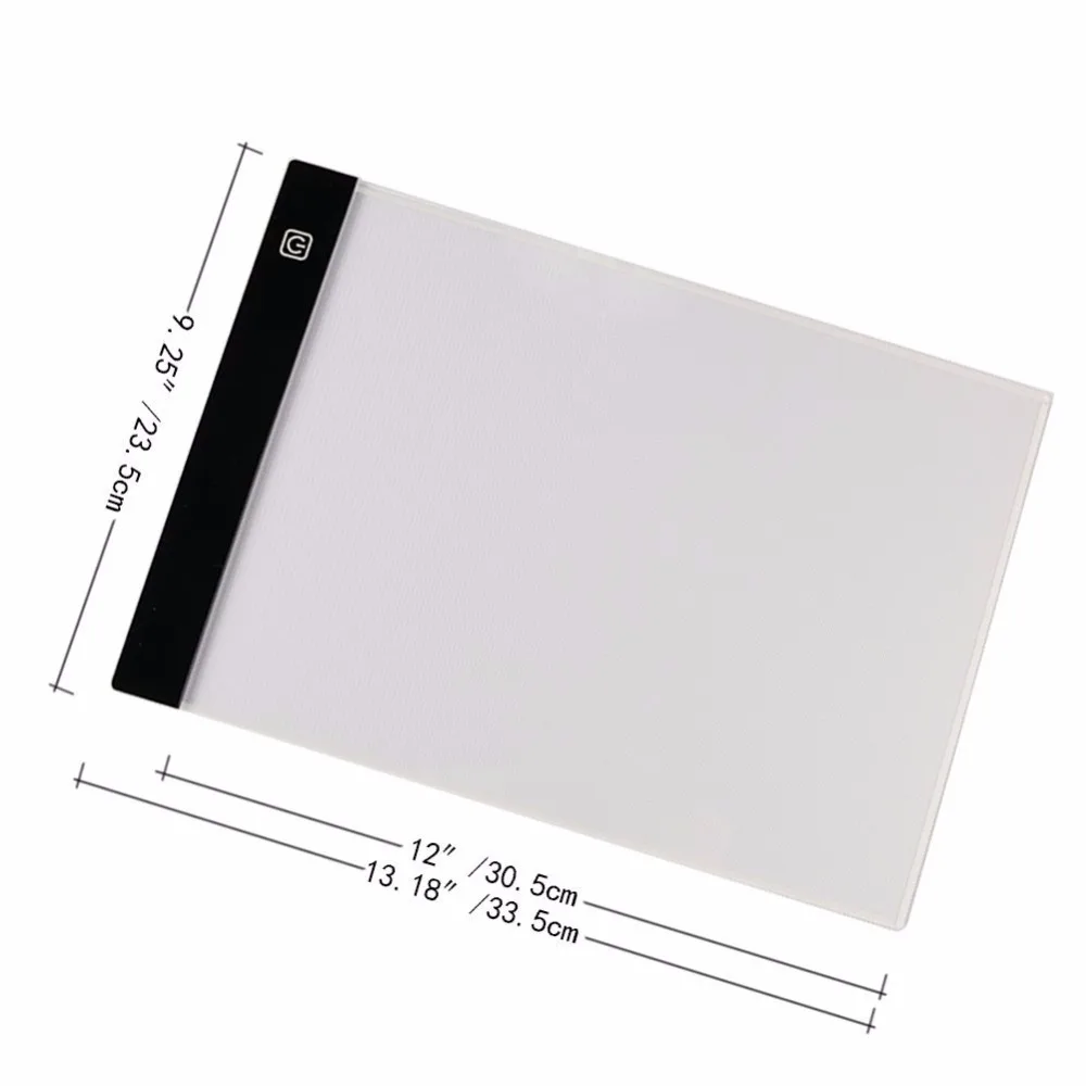 

Free Ship Digital Graphic Tablet A4 LED Artist Thin Art Drawing Board Light Box Tracing Writing Portable Electronic Tablet Pad