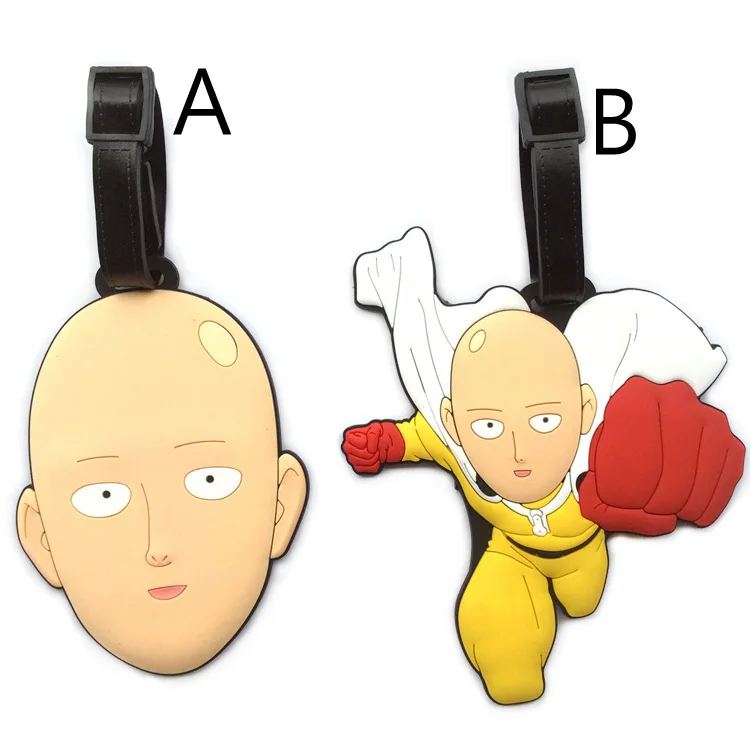 

5pcs per lot one Punch man Luggage Tags Checked Card Boarding Pass Tags wholesale