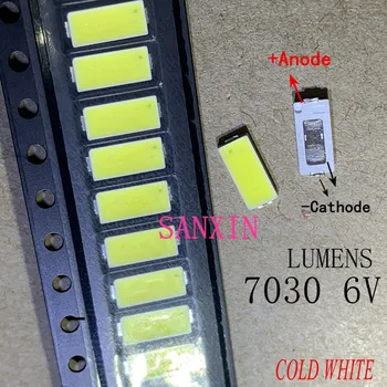 

500PCS LUMENS LED 7030 LED TV Backlight High Power 1W 6V LED Backlight Cool white For LED LCD TV Backlight Application