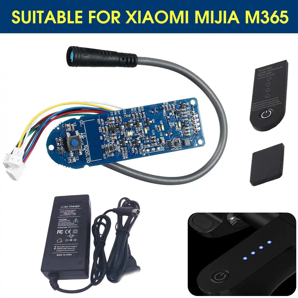 

BT Circuit Boards PCB Dashboard with Display Screen Shell Cover Case for XIAOMI MIJIA M365 BIRD Scooter Skateboard Circuit Board