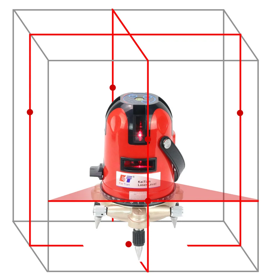 KaiTian Lasers Level 5 line/self leveling/rotary/Laser Horizontal 635nm Vertical Cross Red Level/Laser Lines 360 Leveler Tools KaiTian Lasers Level 5 line/self leveling/rotary/Laser Horizontal 635nm Vertical Cross Red Level/Laser Lines 360 Leveler Tools