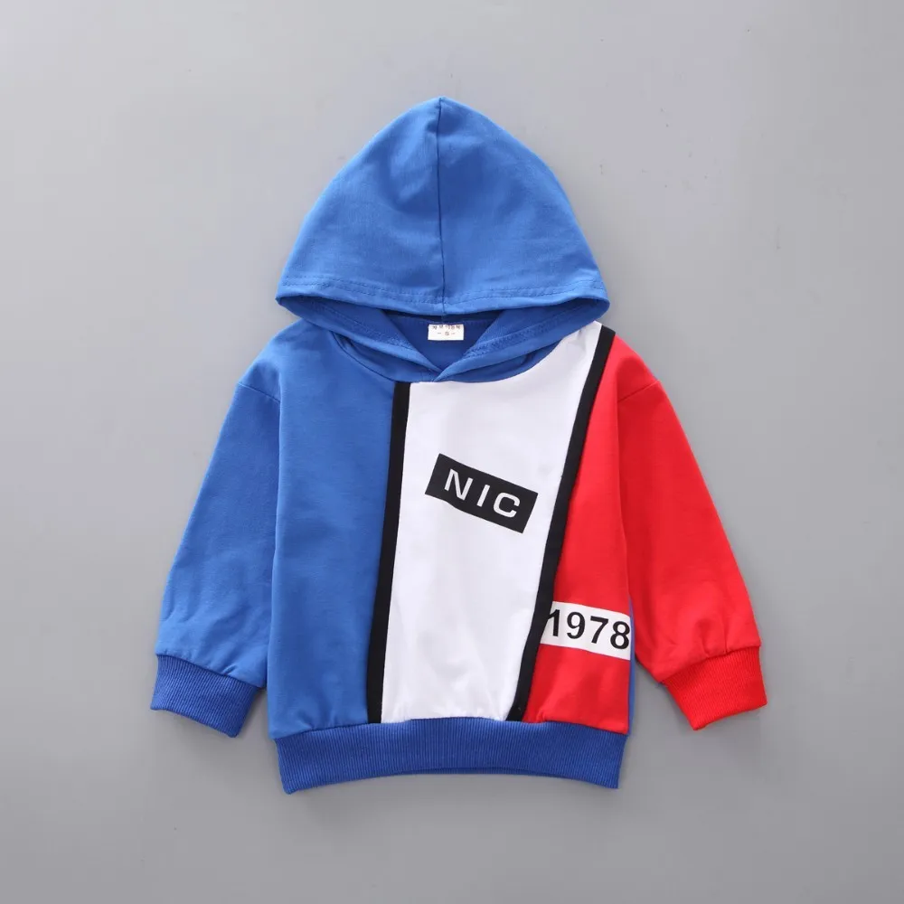 Fashion Children Boys Girls Cotton Clothing Sets Baby Patchwork Hoodies Pants 2Pcs/Set Spring Autumn Kid Sport Clothes Tracksuit