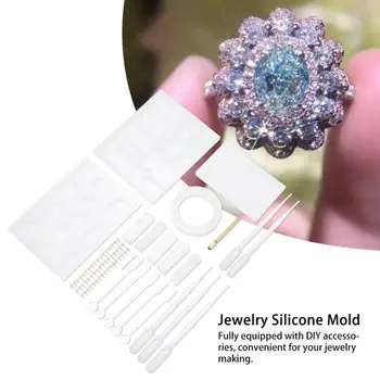 

DIY Jewelry Accessories Mould Tool Silicone Resin Mold for Bangle Bracelet Pendant