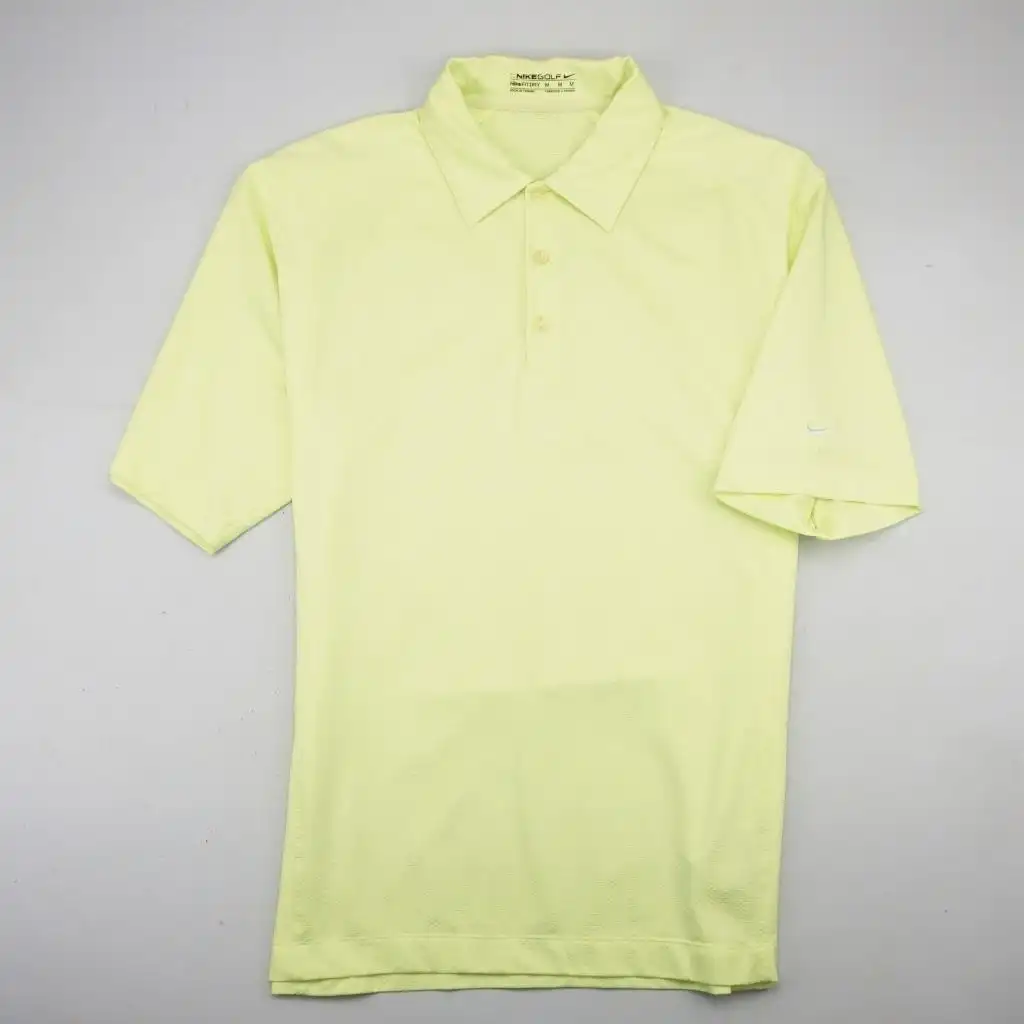 neon yellow golf shirt