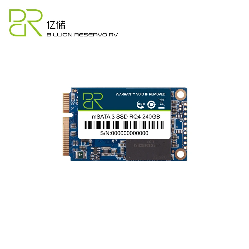 Acheter BR msata ssd sata3 sata2 240g 120g 60g msata vers sata adaptateur boîtier interne solid state drive pour ordinateurs portables