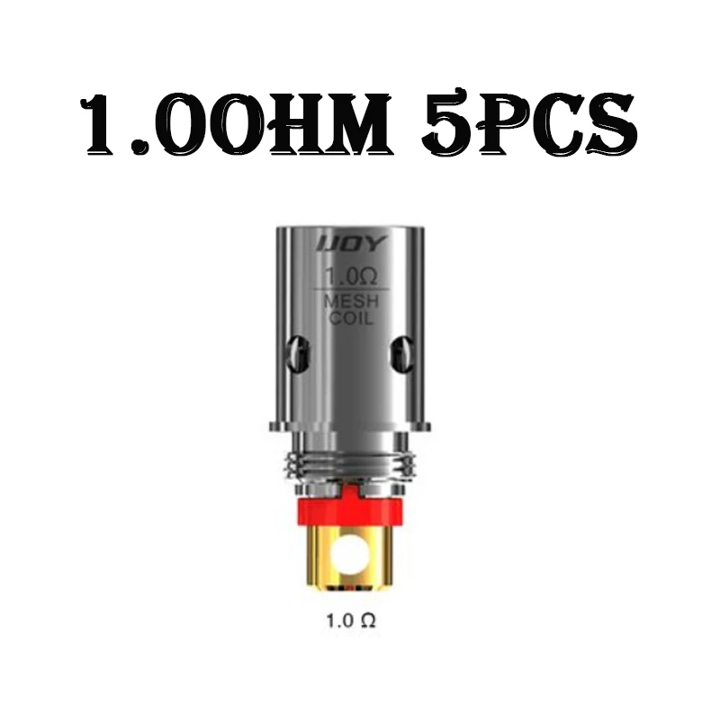 5 шт/10 шт! Оригинальная катушка IJOY Mercury 1.0ohm сетчатая катушка/1.2ohm Обычная для Vape Kit