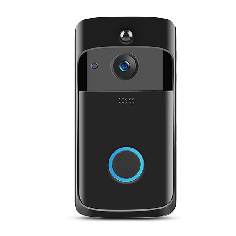 

High quality Wireless Remote Doorbell WIFI Voice Intercom Video Anti-thief Outdoor Transmitter Smart Doorbell