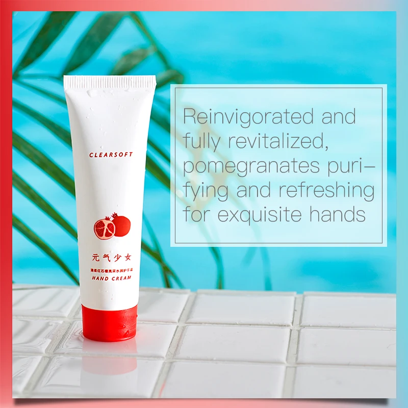 

Red pomegranate Fragrance Moisturizing Nourishing hand cream Anti drying Anti wrinkle Skin Care