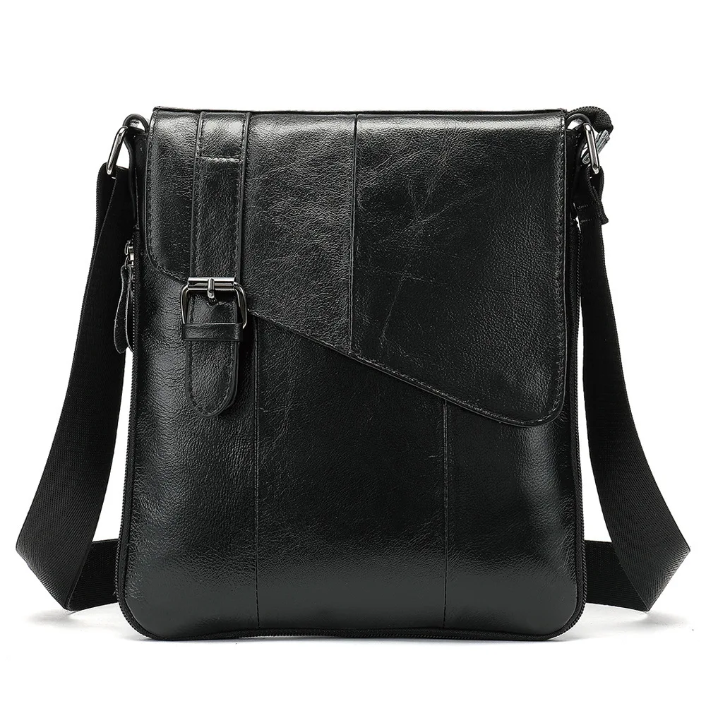 الرجعية جلد البقر حقيبة منحرف الرجال جلد طبيعي حقيبة أعمال Crossbody حقيبة حقائب كتف حقيبة ساعي بولسا الغمد