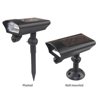 

PIR Motion Sensor Solar lamp Outdoor Garden Bullet Fake Security Camera Shape Solar Powered Lawn Lights Pathway Lamp Landscape